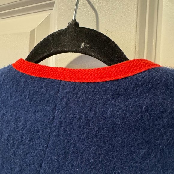 Lang Originals Navy and Red Button‎ Blazer - Size Small - Picture 8 of 10